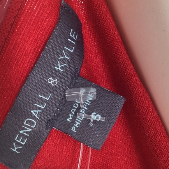 Kendall & Kylie Big Bow Red Party Dress - Picture 13 of 14